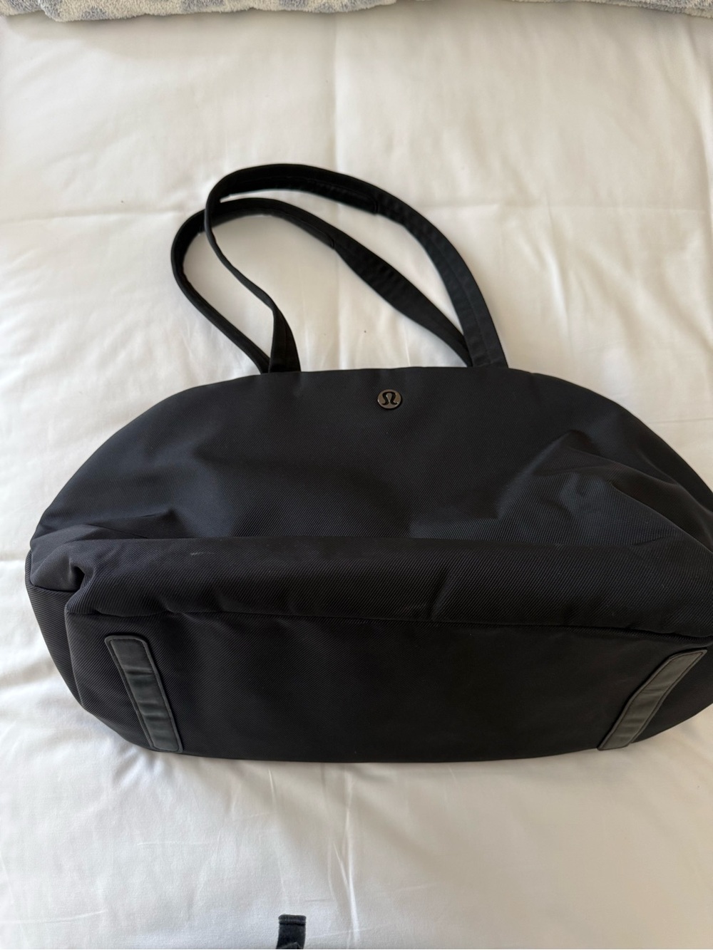 lululemon athletica Black Duffel Tote - Minimal Logo
